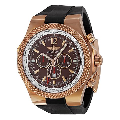 breitling bentley rose gold|used breitling bentley gold watches.